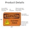 Signmission Electric Fence With Symbol OSHA Warning Sign, Aluminum, 24in W x 18in L, 2PK OS-2PACK-WS-A-1824-L-12088 - alternate 7